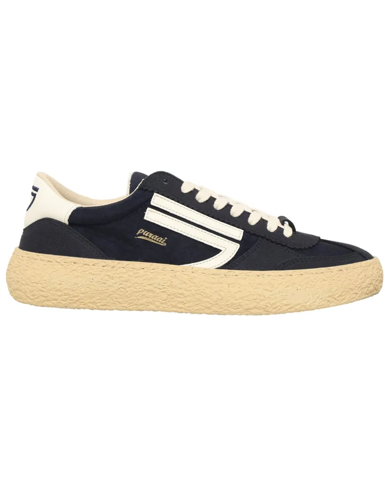 Puraai Low Top-Sneaker aus einem Nylon-Kunstleder-Mix in Marine