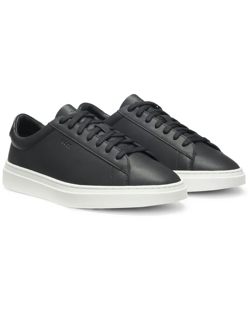 HUGO BOSS Sneaker Kieran aus Nappaleder in Schwarz