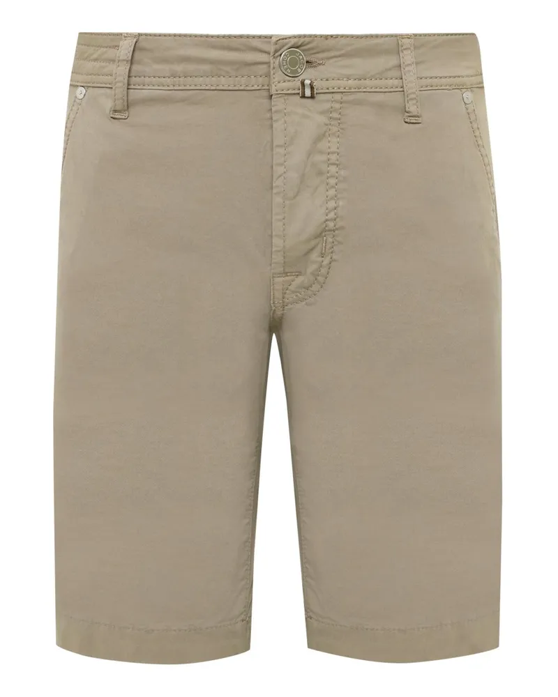 Jacob Cohën 5 Pocket-Bermuda-Shorts aus einem soften Baumwollmischgewebe in Braun