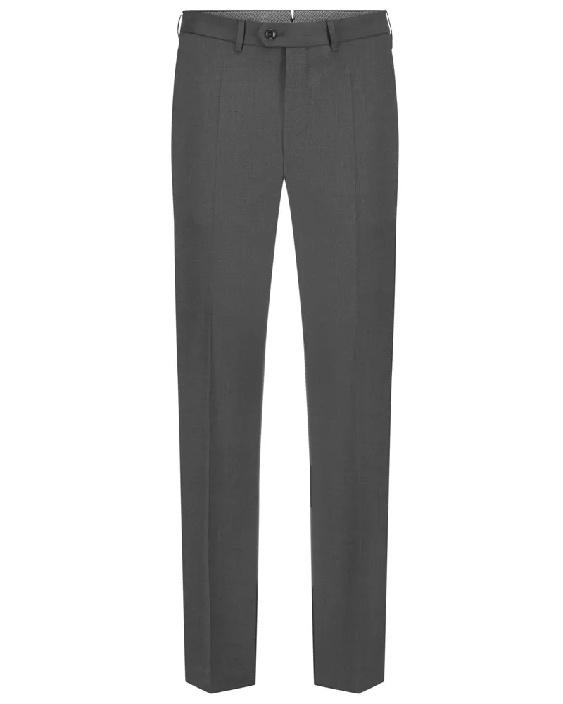 Dressler Baukastenhose aus Schurwolle, Regular Fit in Anthrazit