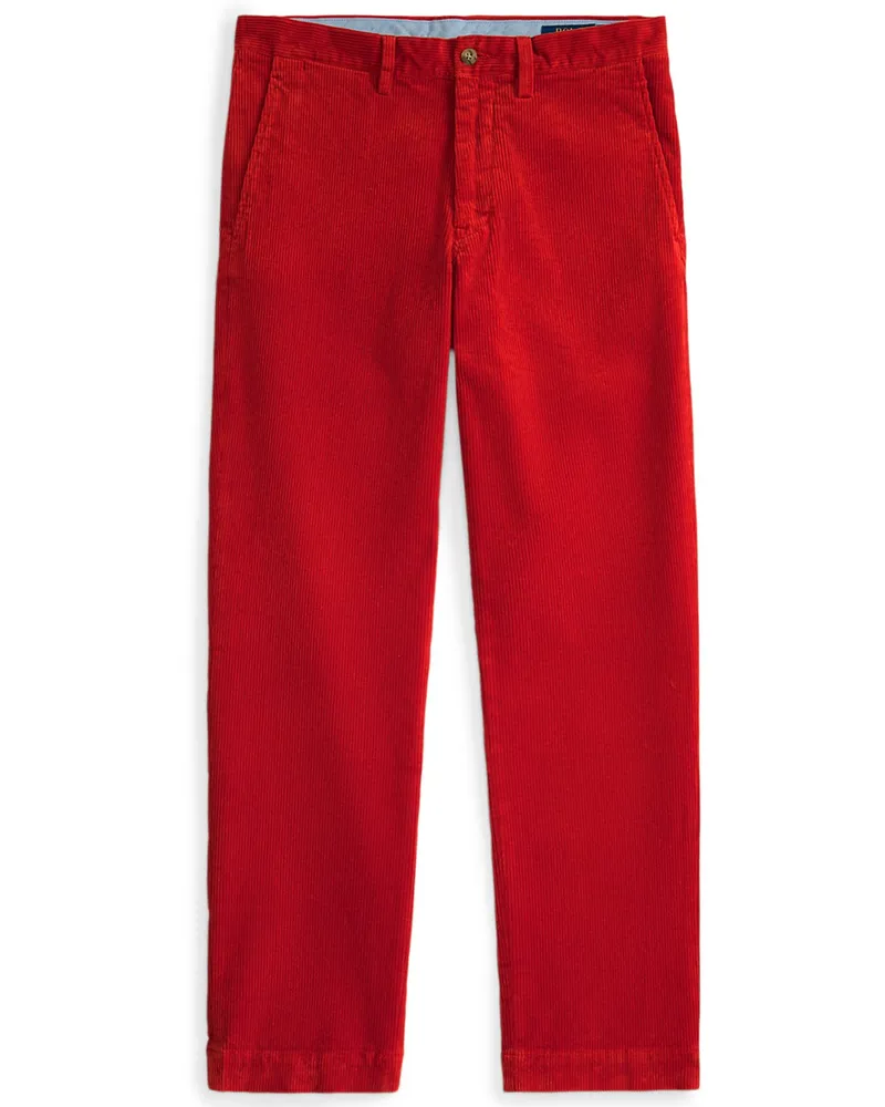 Ralph Lauren Cordhose Bedford mit Stretchanteil, Straight Fit in Rot