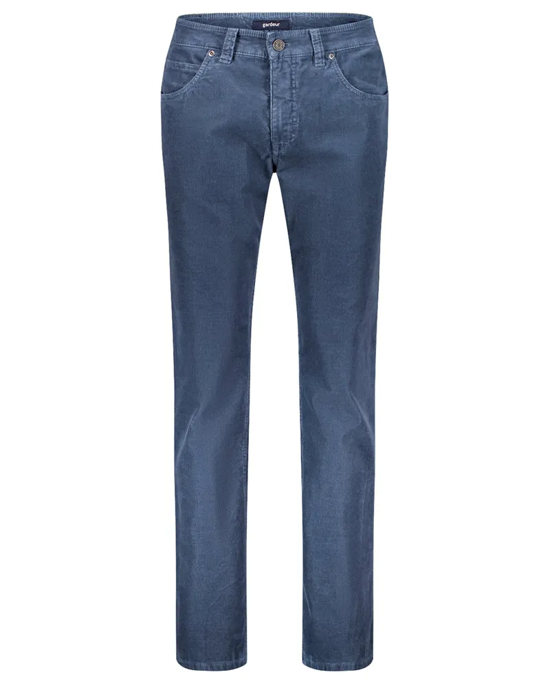 Atelier GARDEUR 5-Pocket Cordhose Bill mit Stretchanteil, Modern Fit in Blau