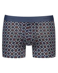 Mey Softe Trunkshorts mit geometrischem Print Marine