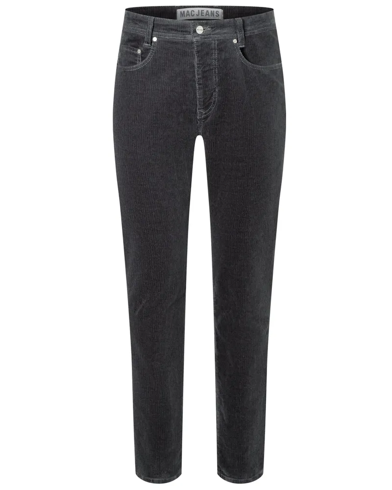 MAC Jeans 5-Pocket Cordhose Arne mit Stretchanteil, Modern Fit in Mittelgrau