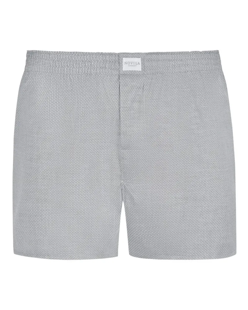 Novila Boxershorts mit feiner Musterung Marine