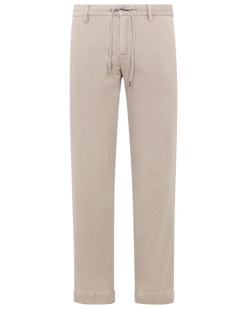 Alberto Cordhose Jump aus einem Baumwolle-Lyocell-Mix , Slim fit in Beige