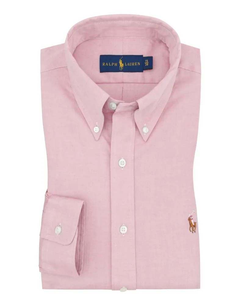 Ralph Lauren Hemd in Oxford-Qualität, Slim Fit in Pink