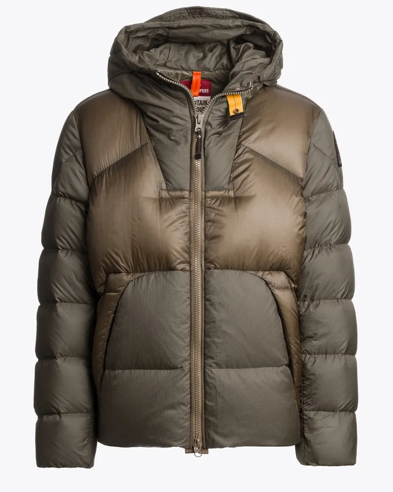 Parajumpers Gesteppte Daunenjacke in Puffer-Optik mit Cordura®-Nylon-Ripstop in Oliv
