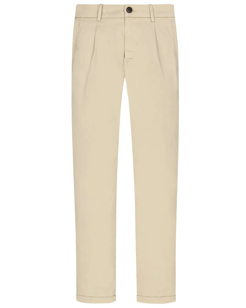 Mason's Chino mit Lyocell- und Stretchanteil, Carrot Fit Beige