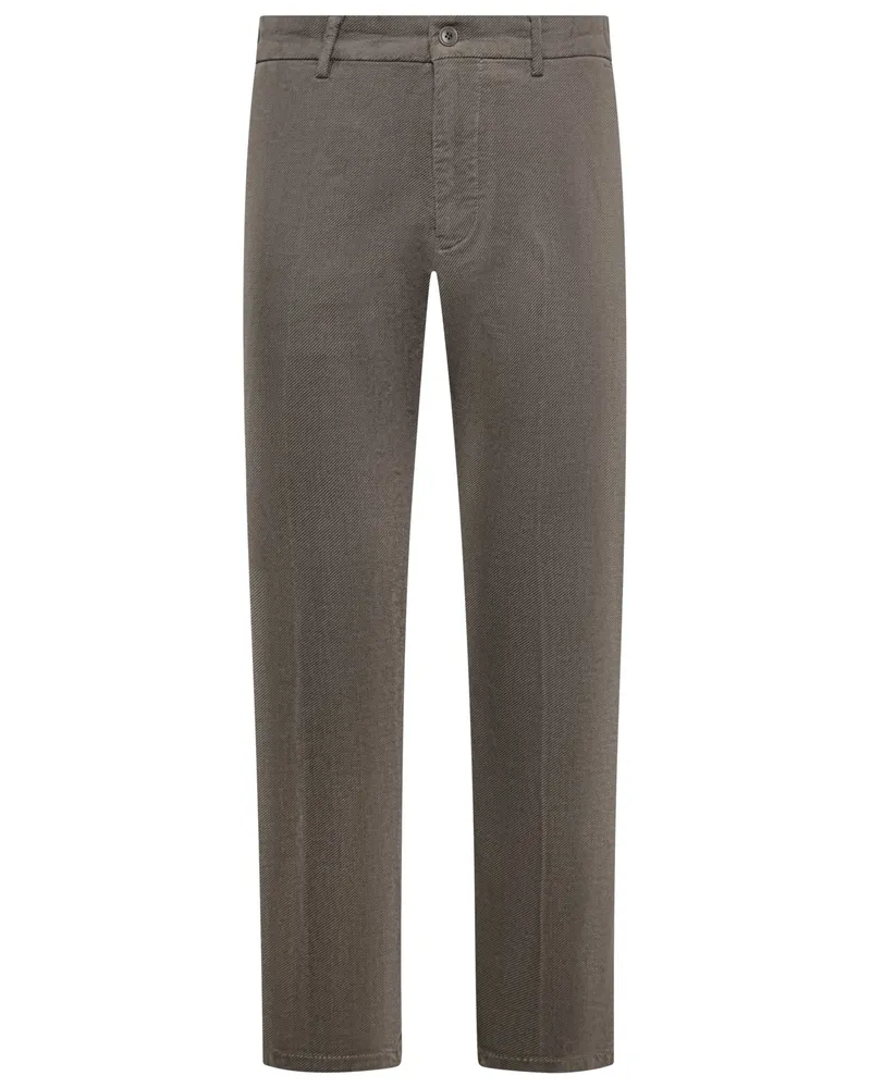 Drykorn Stoffhose Ajend RGLR aus einem Baumwoll-Twill, Regular in Braun