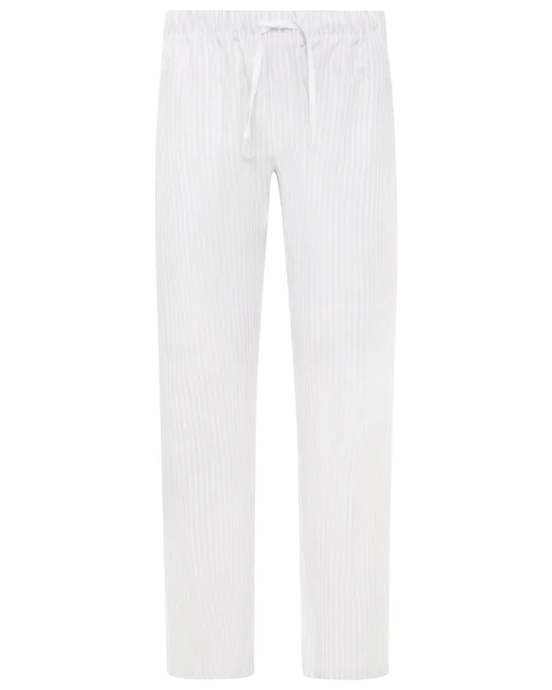 Novila Leichte Pyjamahose Fabian aus einem Leinen-Baumwoll-Mix in Beige