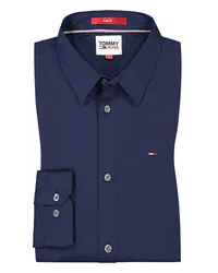 Tommy Hilfiger Hemd mit Stretchanteil, Slim Fit Schwarz