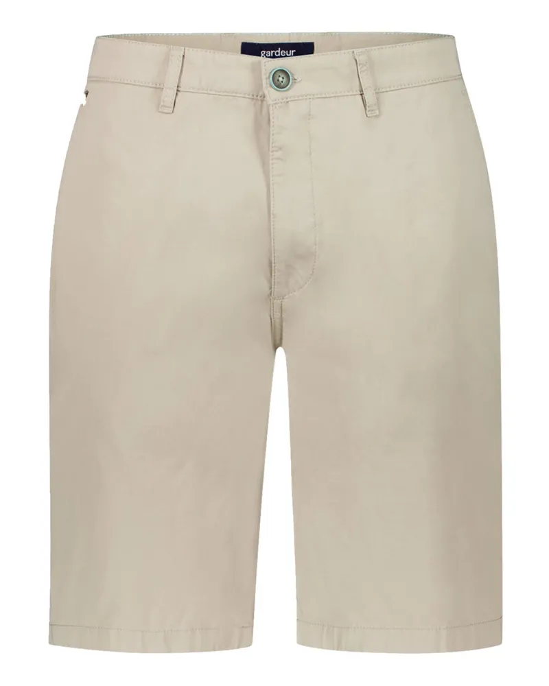 Atelier GARDEUR Glatte Chino-Shorts Jasper aus Baumwolle, Modern Fit in Sand