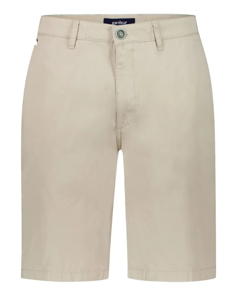 Atelier GARDEUR Glatte Chino-Shorts Jasper aus Baumwolle, Modern Fit in Sand