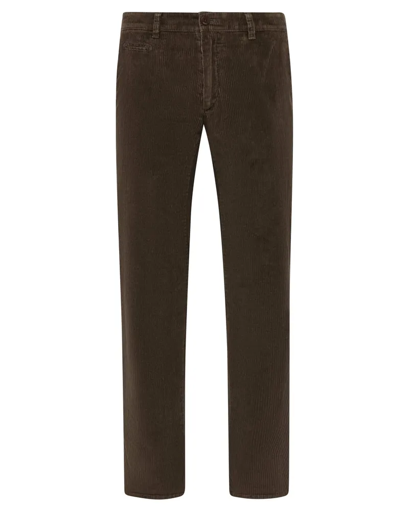 Brax Softe Cordhose Fabio mit Stretch, Modern Fit in Braun