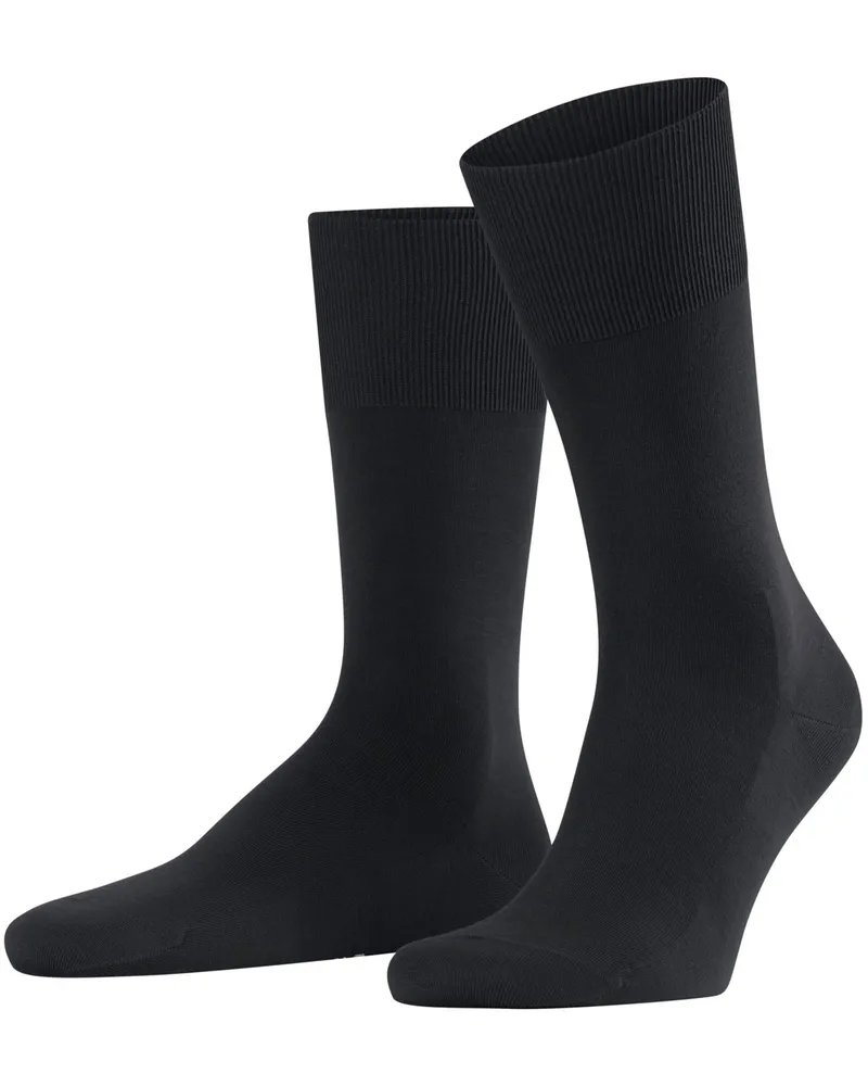 Falke ClimaWool Socken aus einem Merinowolle-Loyocell-Mix in Schwarz
