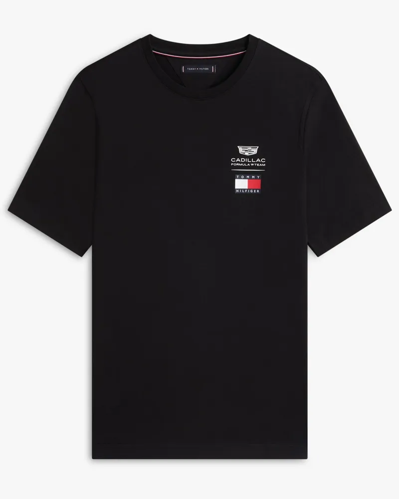 Tommy Hilfiger TH x Cadillac Formula 1® Team Logo T-Shirt in Schwarz