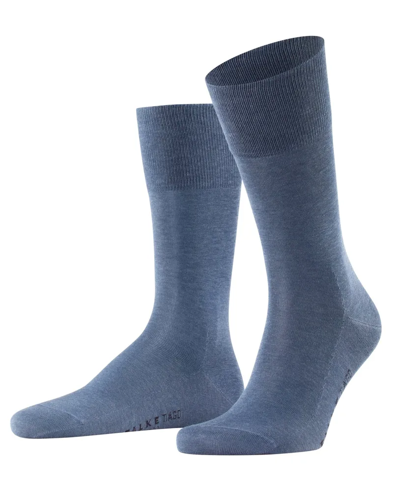 Falke Wadenhohe Socken Tiago mit Stretch in Hellblau