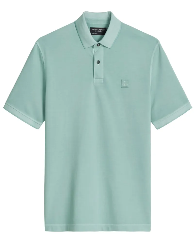 Marc O'Polo Piqué-Poloshirt aus aus Bio-Baumwolle, Regular Fit in Hellblau
