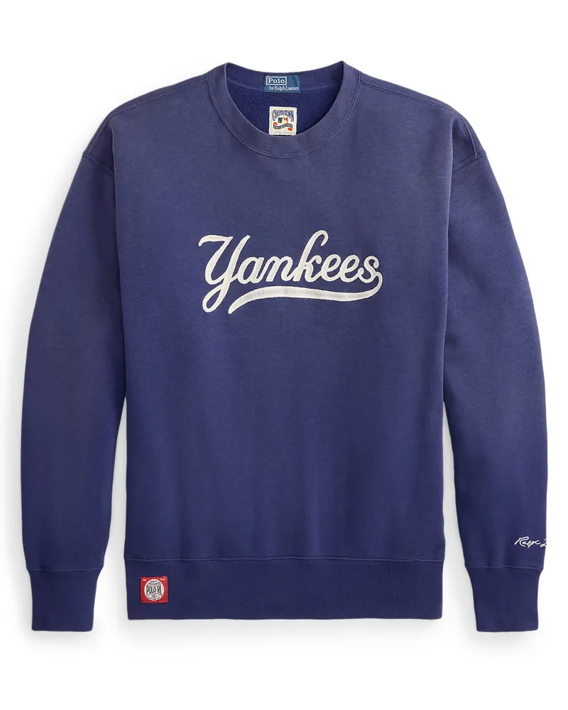 Ralph Lauren Sweatshirt aus der MLB-Collection mit New York Yankees-Stickerei in Blau