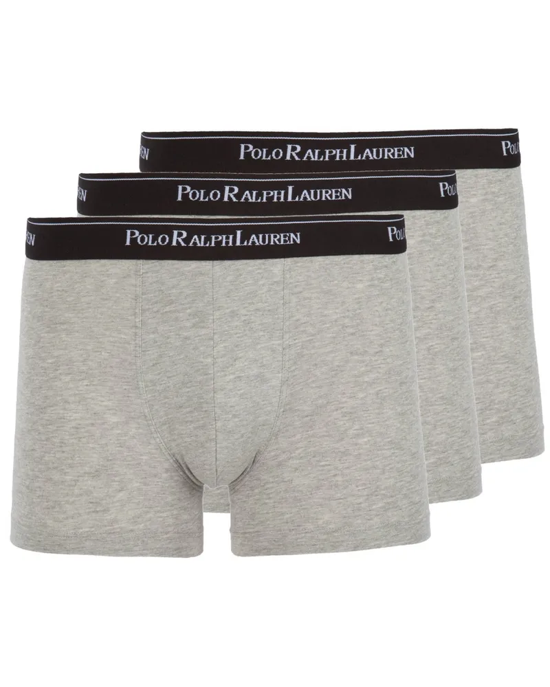 Ralph Lauren 3er Pack Boxer Trunks mit Stretchanteil Grau