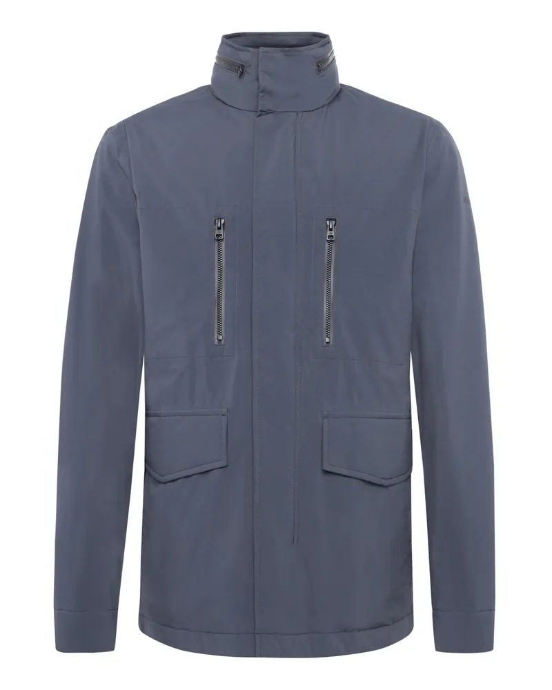 Marc O'Polo Wasser- und windabweisendes Fieldjacket mit hochschließendem Kragen in Marine
