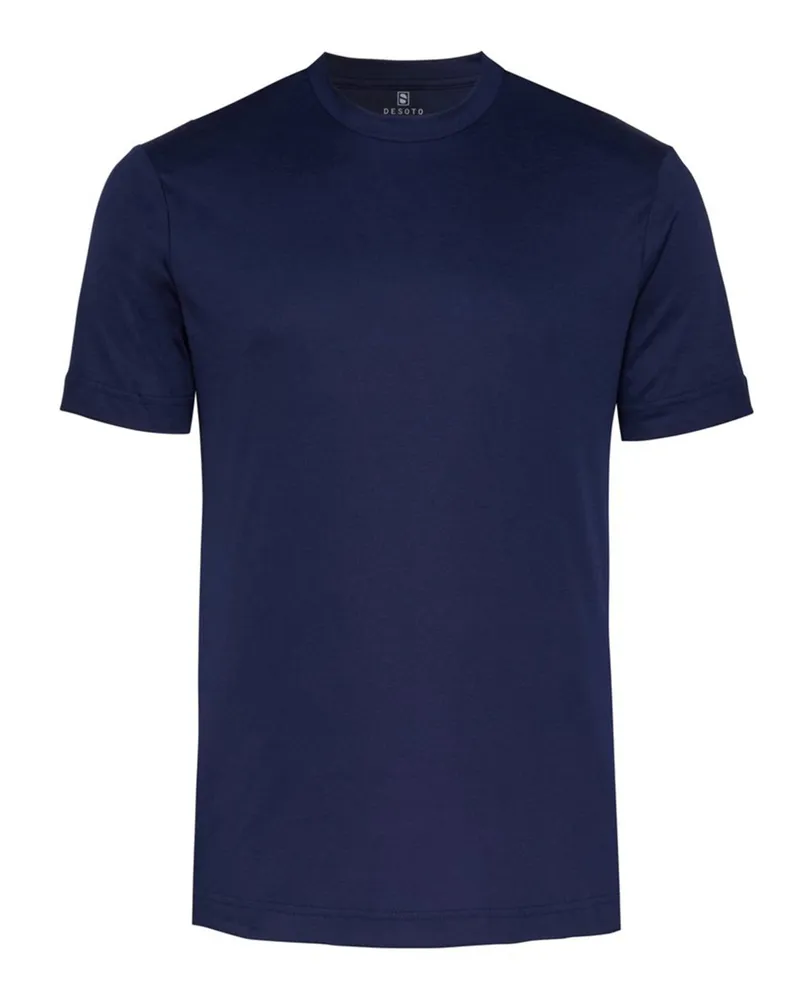DESOTO Softes T-Shirt aus Baumwolljersey in Marine