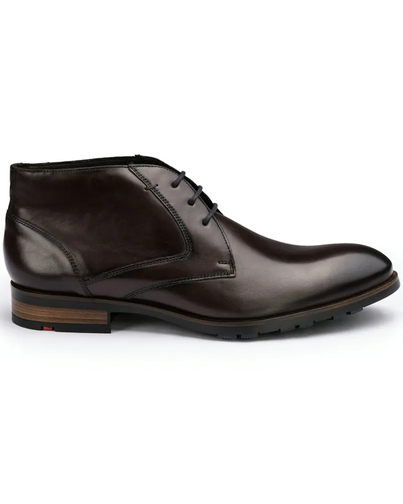 Lloyd Derby-Desert Boots DRAMON 325 aus Glattleder in Dunkelbraun