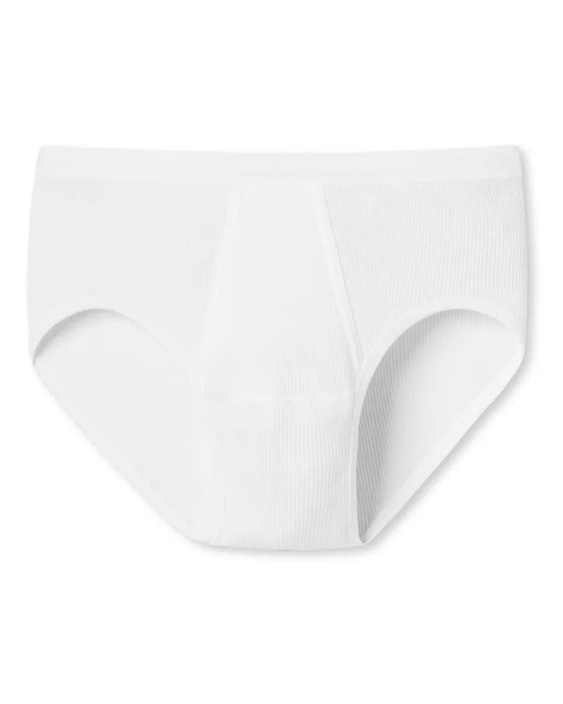 Schiesser Sportslip, Doppelripp in Weiß