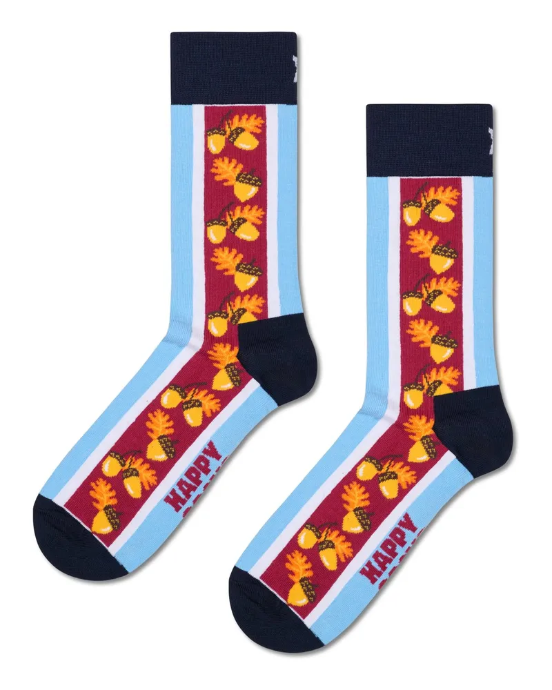 Happy Socks Socken mit herbstlichen Motiven und Stretch in Multicolor