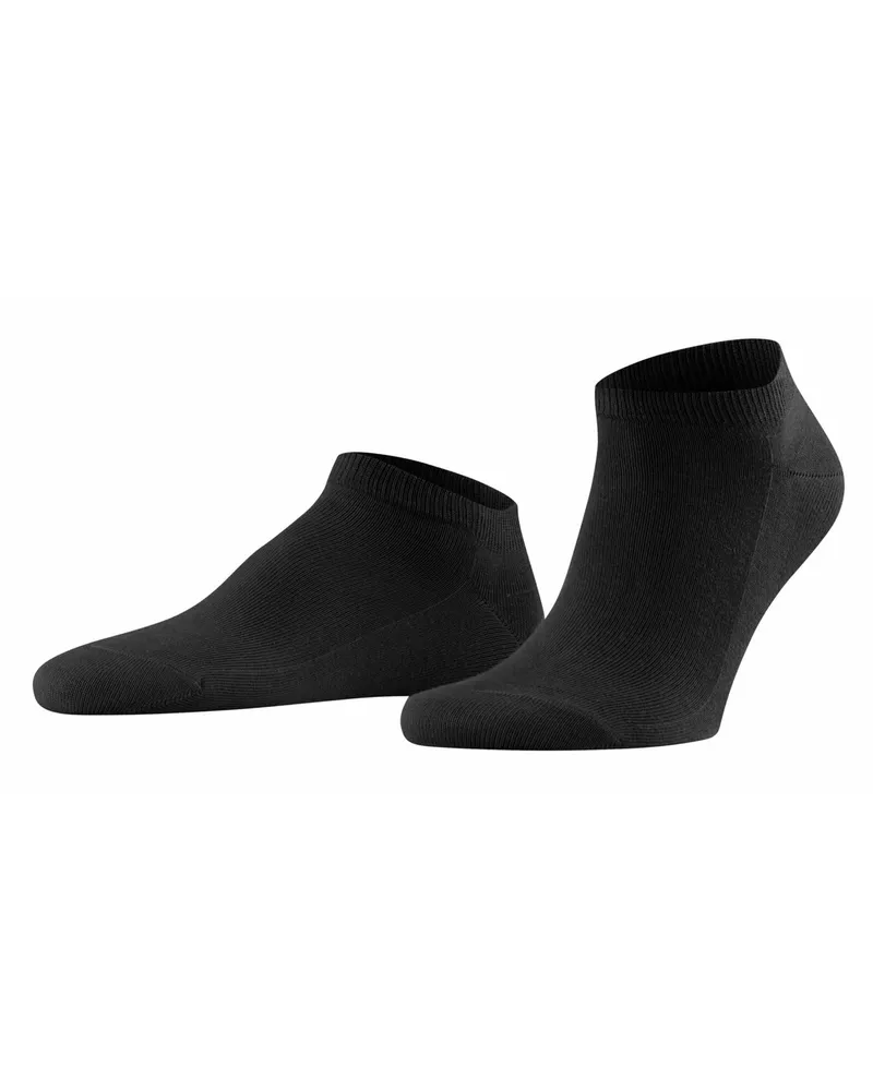 Falke Sneakersocken in Feinripp mit Stretchanteil in Schwarz