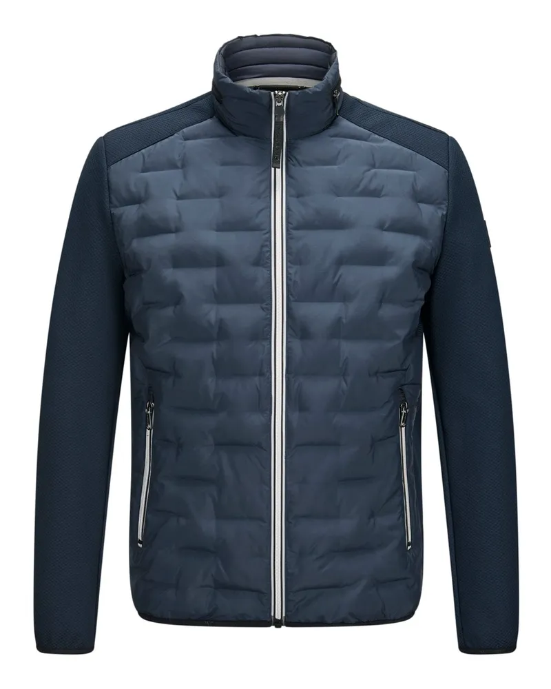 Milestone Hybride Steppjacke mit Sorona®-Isolation und Mesh-Einsätzen in Marine