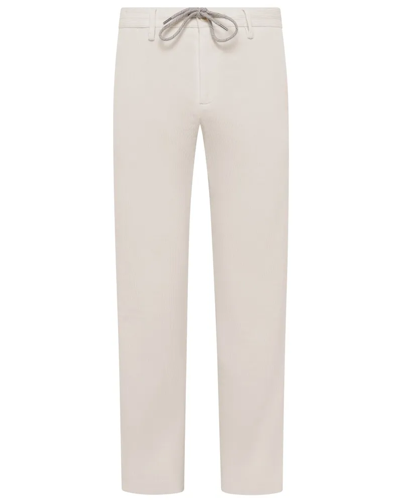Alberto Cordhose Jump mit Kordelzug und Lyocell-Anteil, Slim fit in Natur