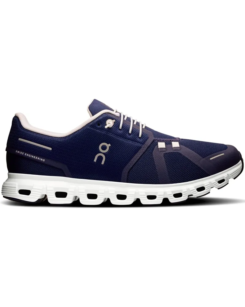 ON Leichte Signature Cloud 6 Sneaker mit Speedschnürung in Marine