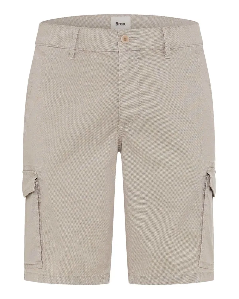 Brax Cargoshorts Brazil mit Stretch und feinem Muster, Regular Fit in Beige
