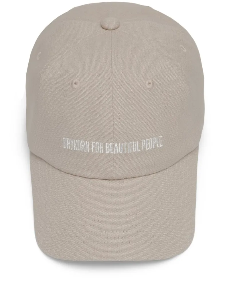 Drykorn Cap aus strukturierter Baumwolle in Beige