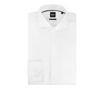 Knitterfreies Premium-Hemd mit Haifischkragen, Slim Fit in