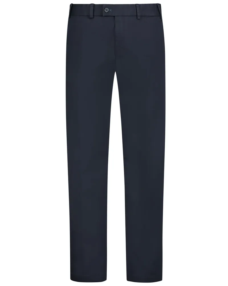 Hiltl Chino Tilo mit Stretchanteil, Slim Straight Fit Marine