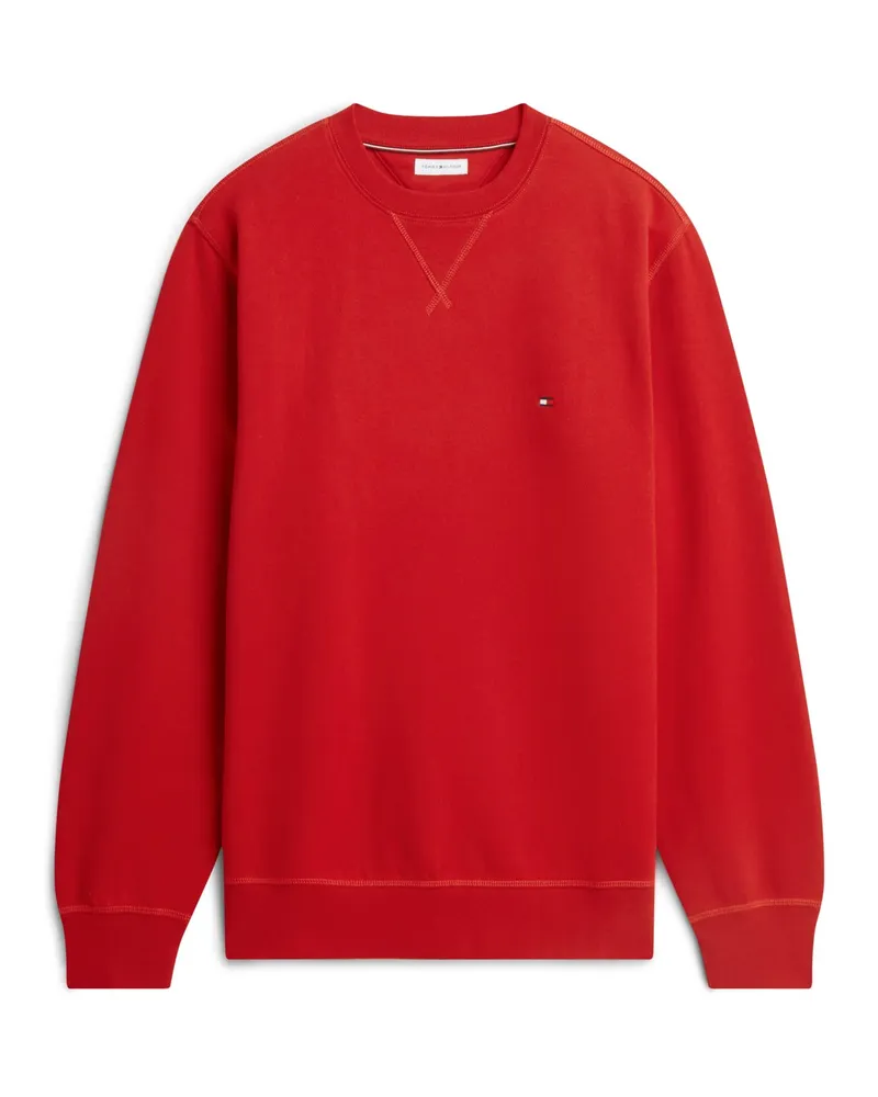 Tommy Hilfiger Softes Sweatshirt aus einem Baumwollgemisch in Rot