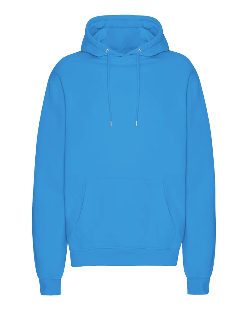 COLORFUL STANDARD Hoodie aus Bio-Baumwolle in Blau