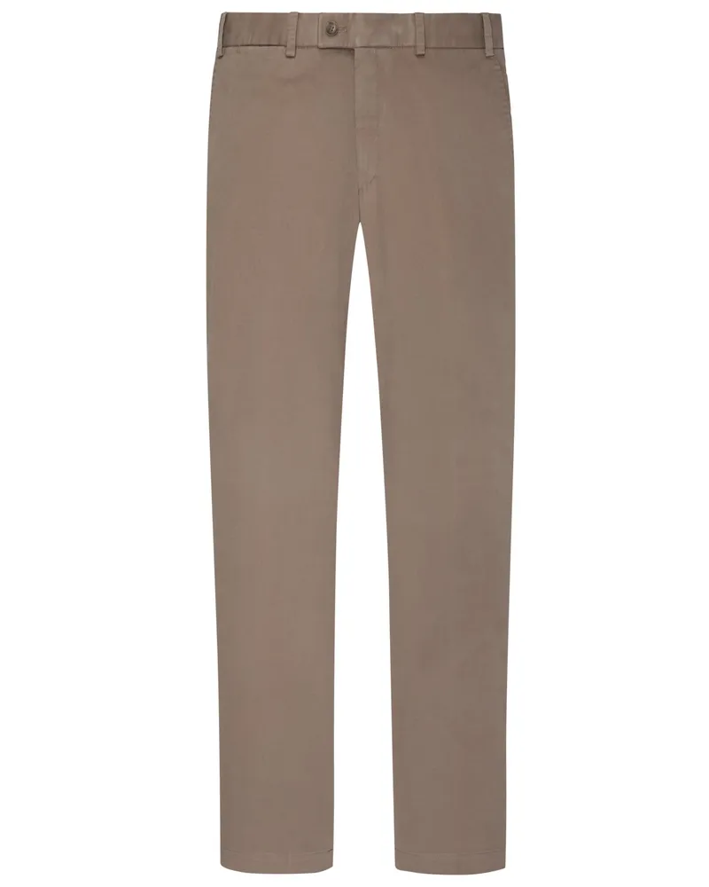 Hiltl Chino Parma mit Stretchanteil, Regular Fit in Hellbraun