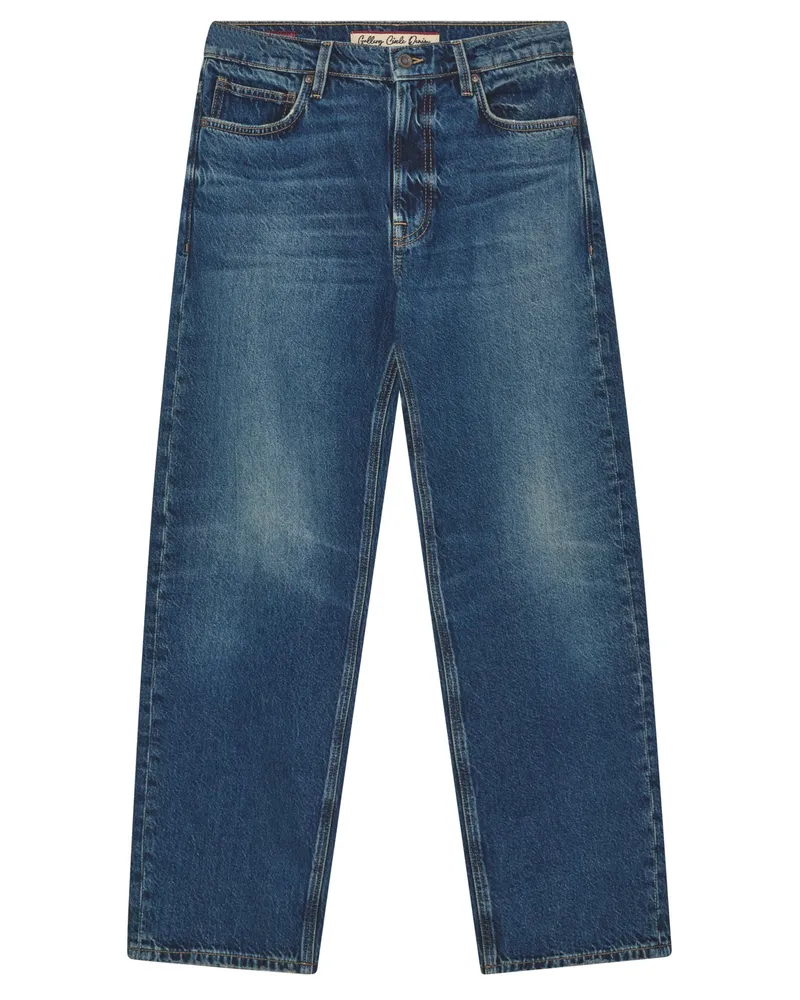 Mos Mosh Jeans Steve Siena im Washed-Look aus Baumwolle in Schwarzblau