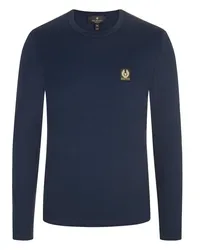 Belstaff Longsleeve mit Logo-Emblem Marine