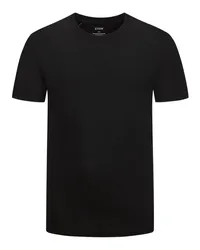 Eton Changierendes T-Shirt in Jersey-Qualität Schwarz