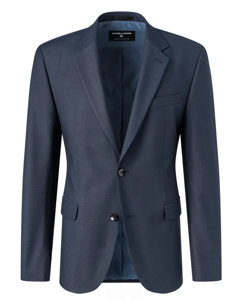 Strellson Unifarbens Sakko mit Stretch-Anteil, Comfort Fit in Marine