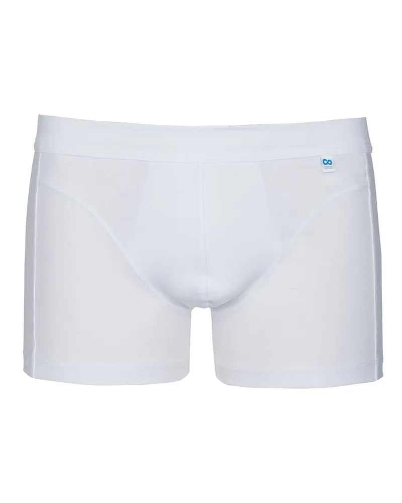 Schiesser Elastische Trunks aus Long Life Cotton in Weiß