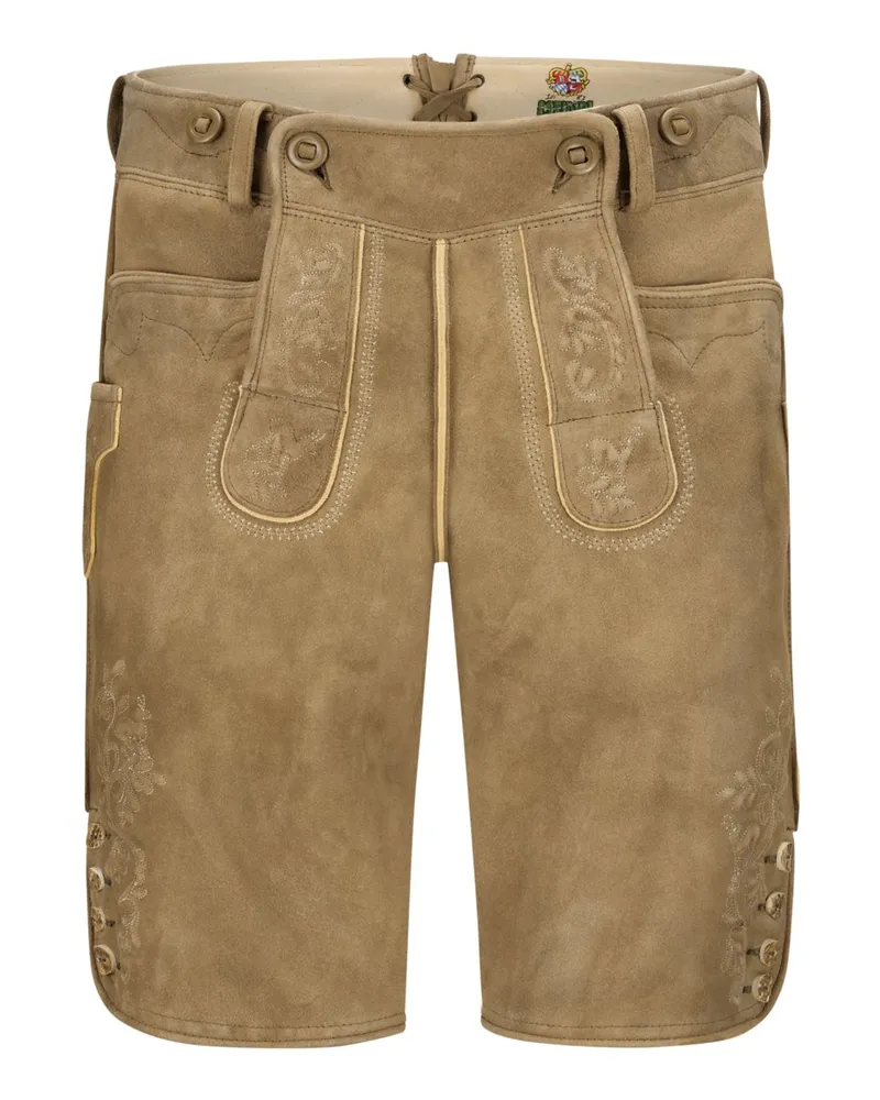 Meindl Lederhose Loisachtal aus Ziegenleder in Beige
