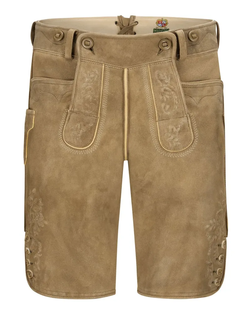 Meindl Lederhose Loisachtal aus Ziegenleder in Beige