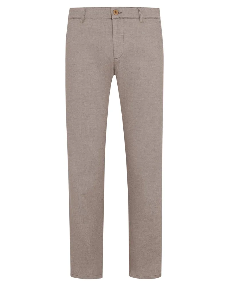 Alberto Softe Chino Lou in Woll-Haptik, Regular Fit in Beige