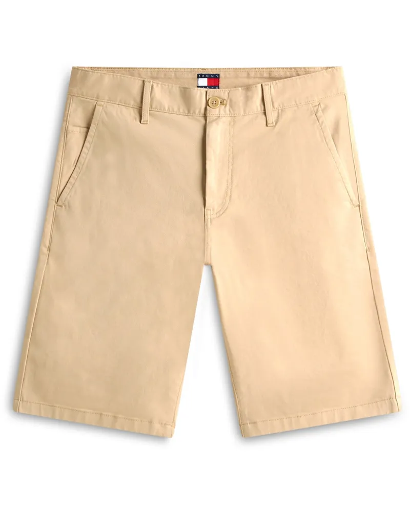Tommy Hilfiger Baumwollshorts Scanton mit Stretchanteil, Slim Fit in Beige